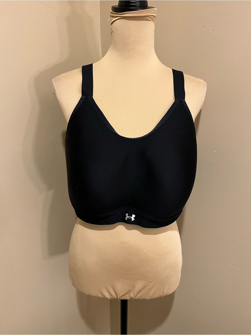 Under Armour Black Supportive High-Compression Sports Bra, 2X